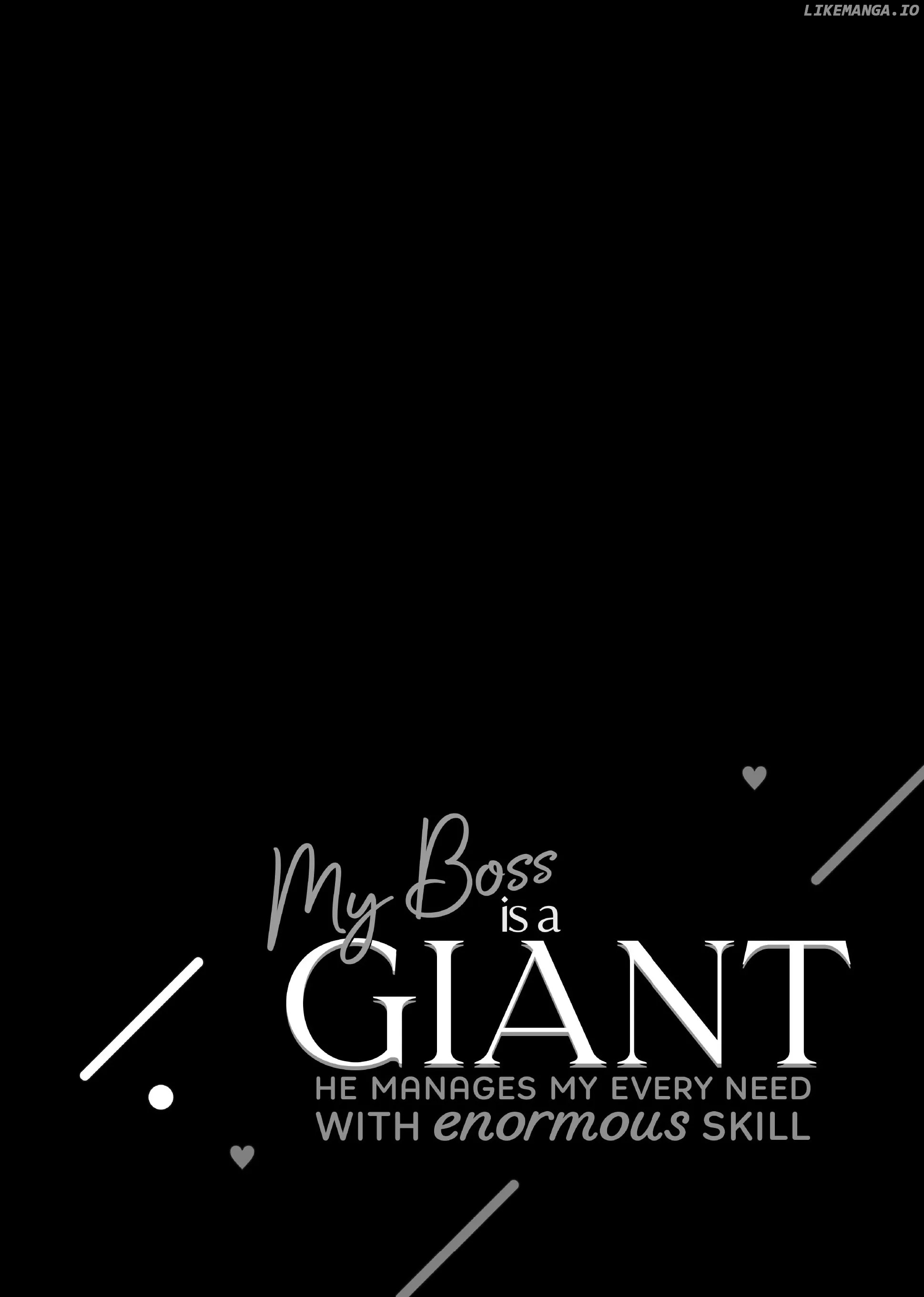My Boss is a Giant: He Manages My Every Need With Enormous Skill – The Complete Manga Collection Chapter 1 - page 33