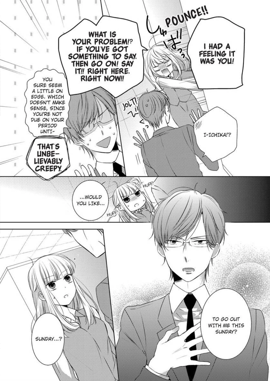 Kare Joshi Kasahara Ichika (25) ha Hentai ni Sukare yasui -Elite Megane ha Stalker Chapter 4 - page 6