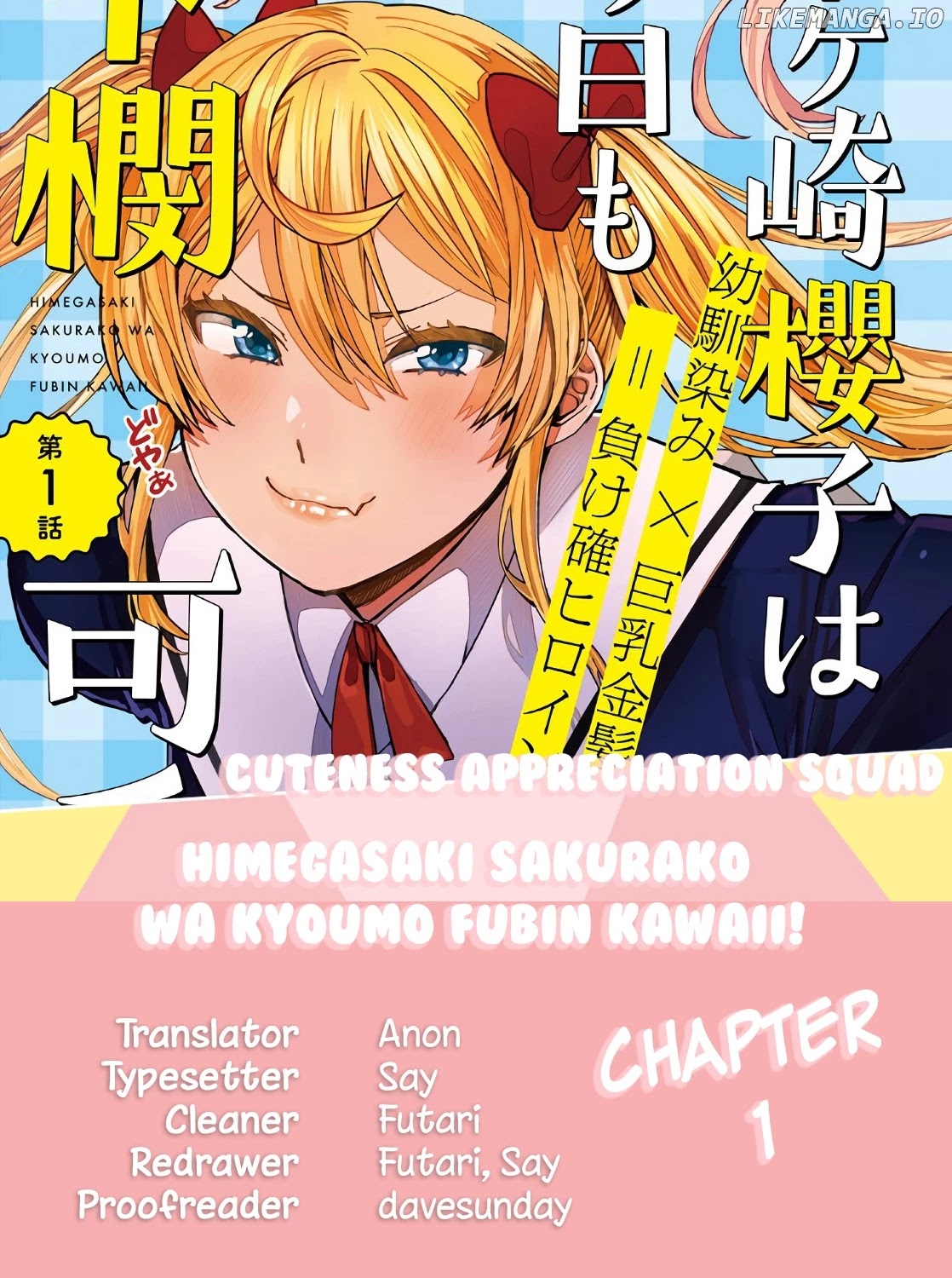 Himegasaki Sakurako wa Kyoumo Fubin Kawaii! chapter 1 - page 1