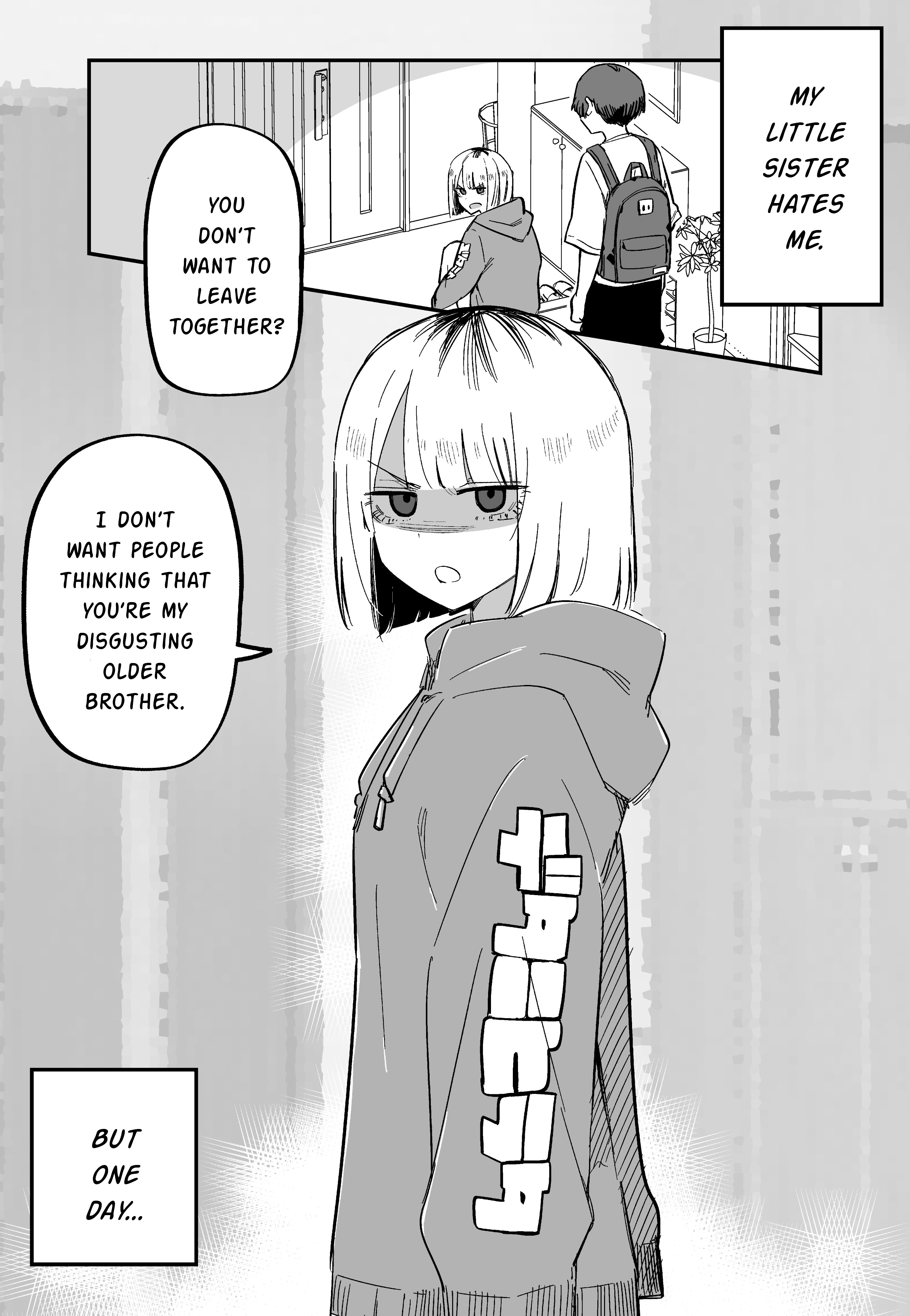 My Sister Who Cannot Stand Me Is Scary chapter 3 - page 1