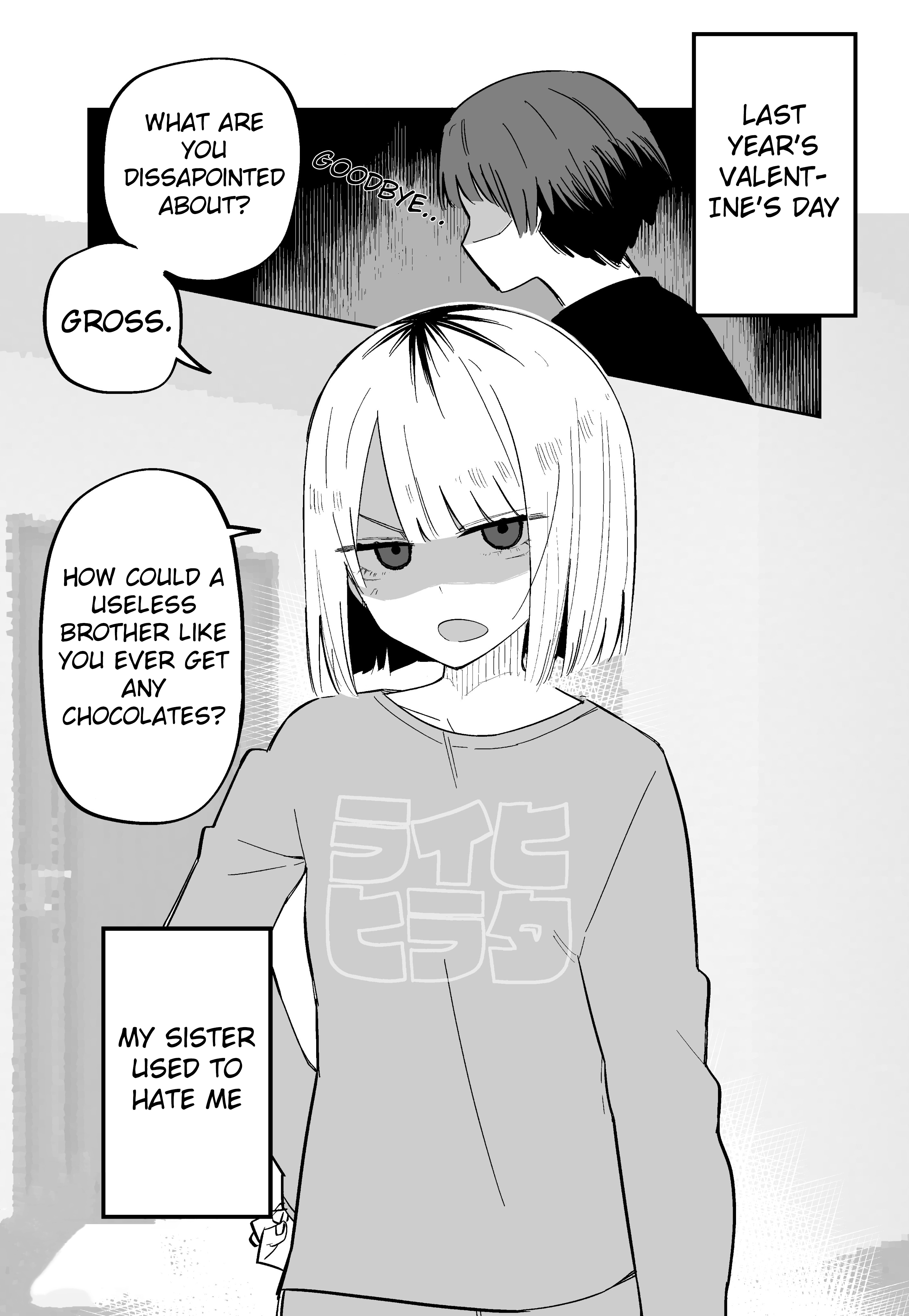 My Sister Who Cannot Stand Me Is Scary chapter 5 - page 1