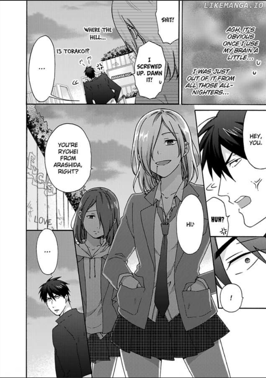 Nyotaika Yankee Gakuen ☆ Ore no Hajimete, Nerawaretemasu. chapter 29 - page 6