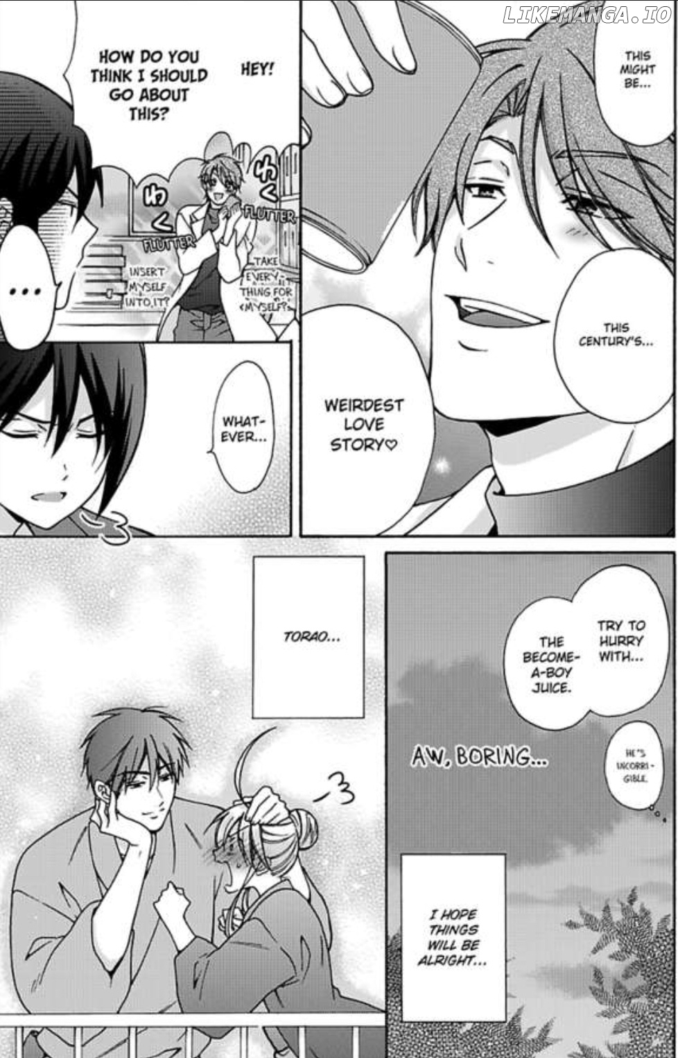 Nyotaika Yankee Gakuen ☆ Ore no Hajimete, Nerawaretemasu. chapter 15 - page 9