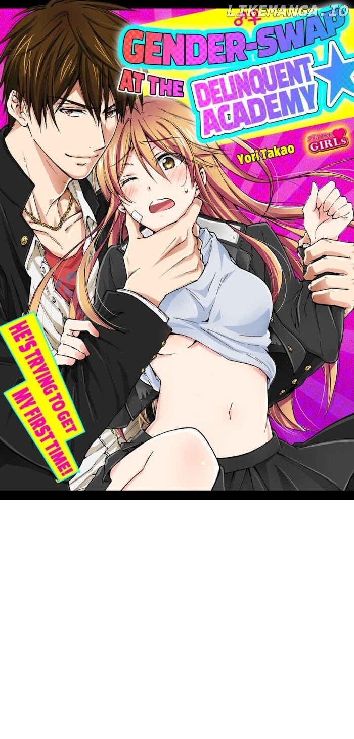 Nyotaika Yankee Gakuen ☆ Ore no Hajimete, Nerawaretemasu. chapter 46 - page 1