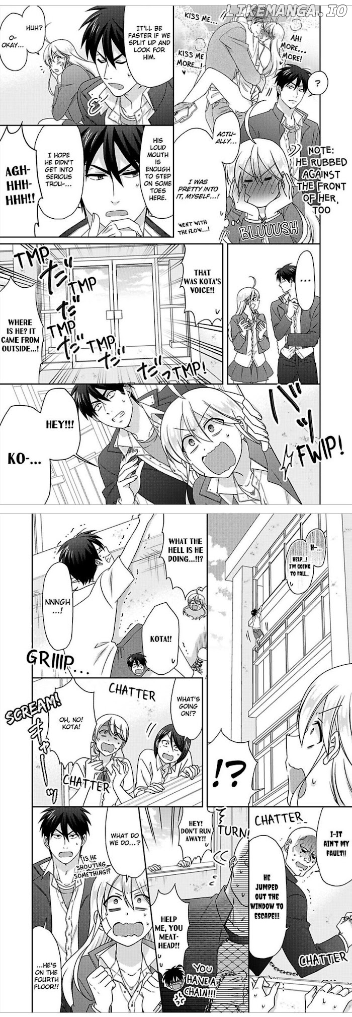 Nyotaika Yankee Gakuen ☆ Ore no Hajimete, Nerawaretemasu. chapter 46 - page 12