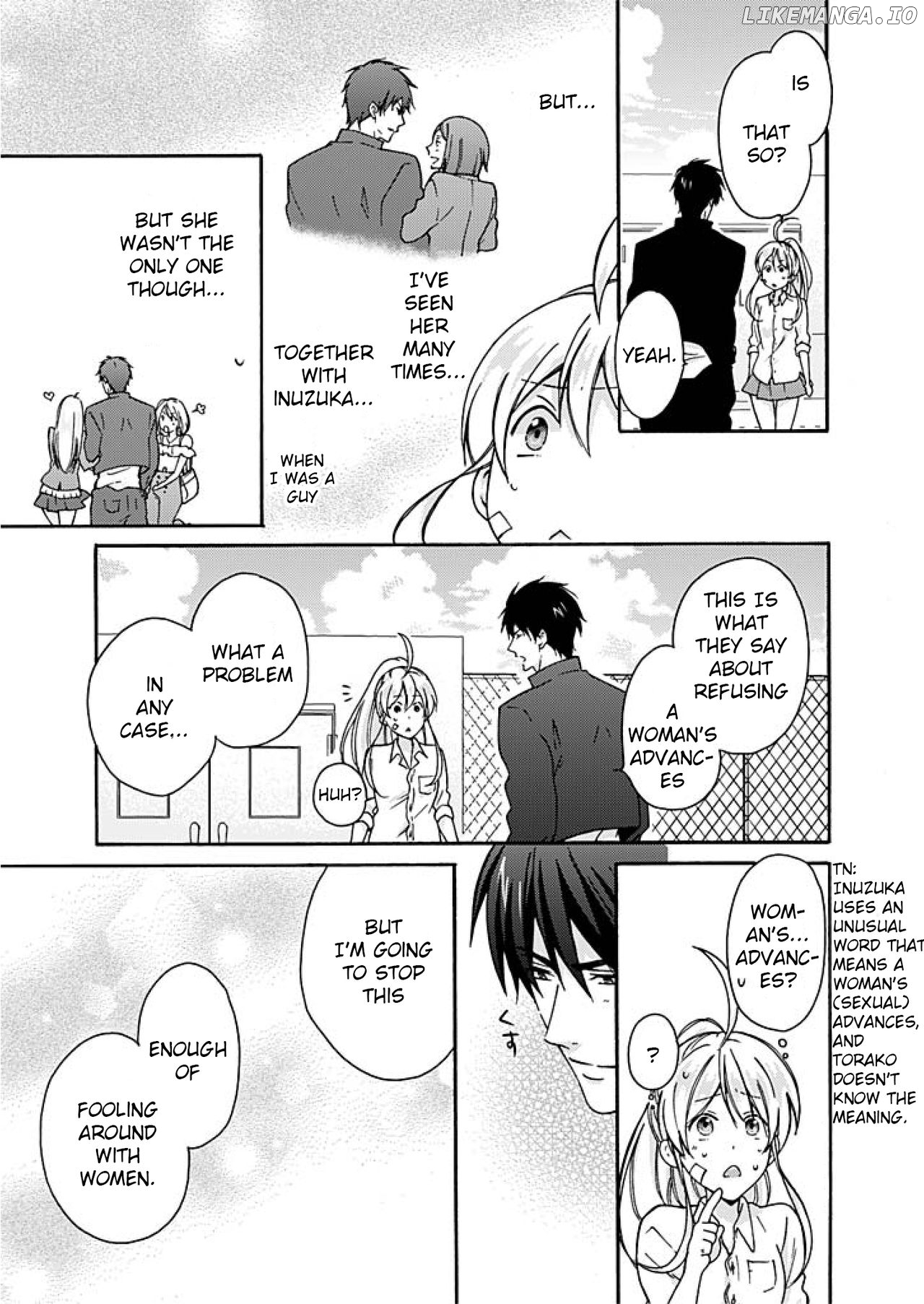 Nyotaika Yankee Gakuen ☆ Ore no Hajimete, Nerawaretemasu. chapter 3 - page 10