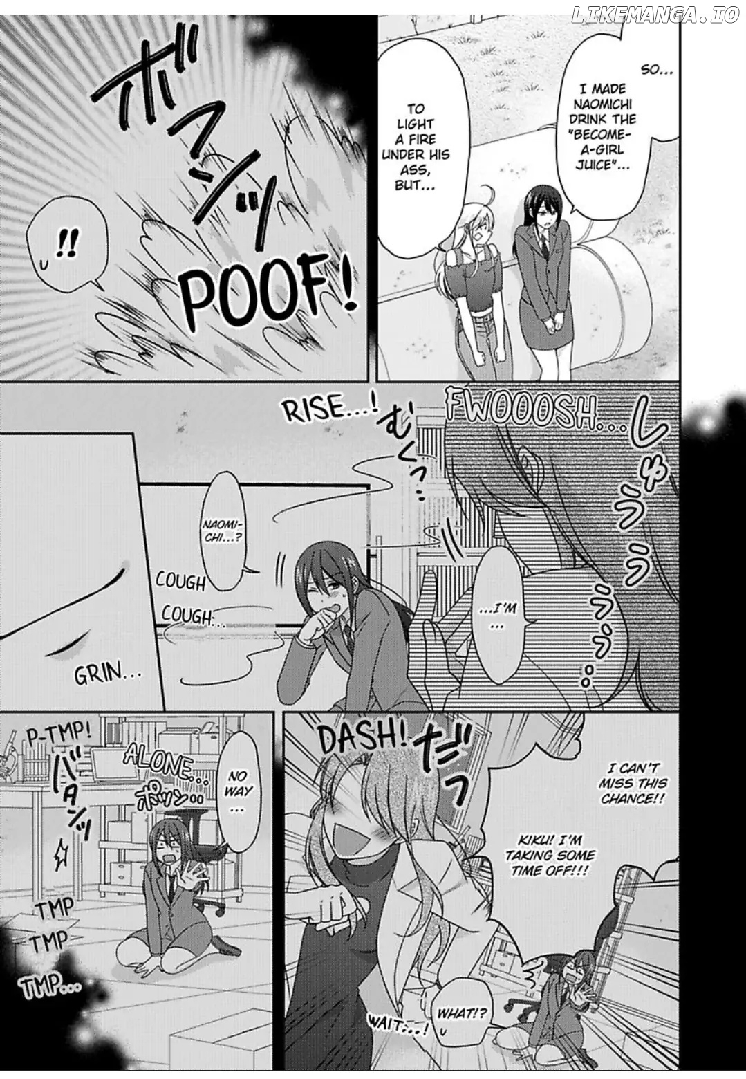 Nyotaika Yankee Gakuen ☆ Ore no Hajimete, Nerawaretemasu. chapter 47 - page 12