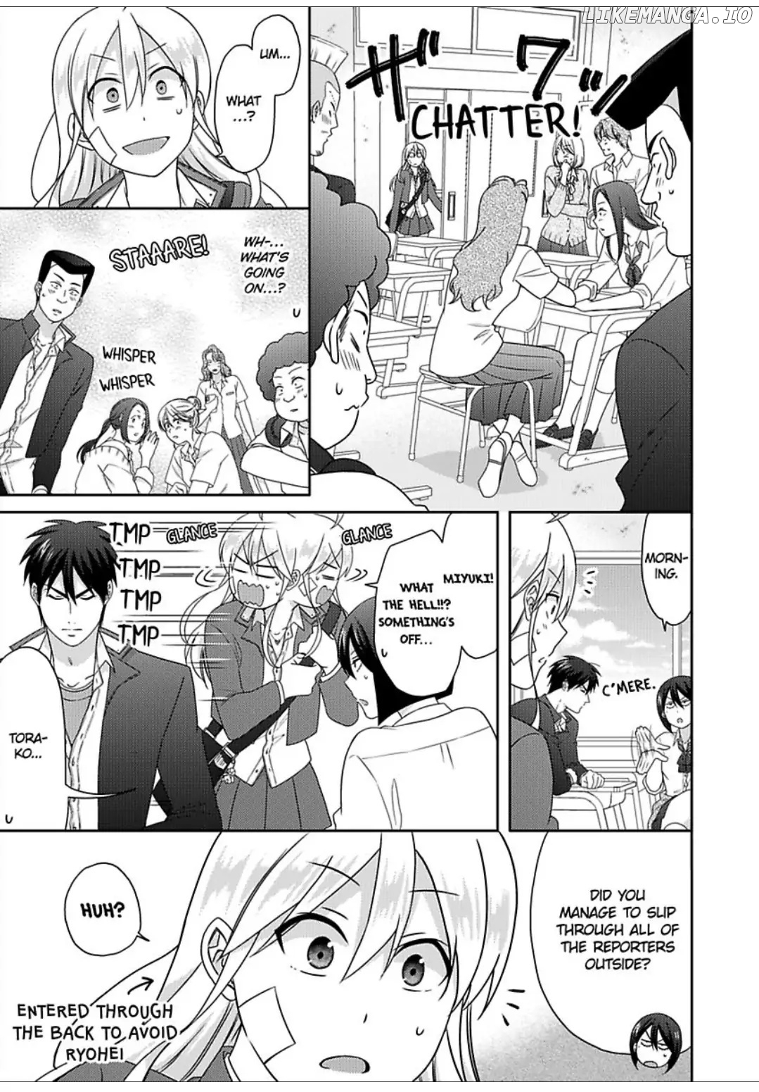 Nyotaika Yankee Gakuen ☆ Ore no Hajimete, Nerawaretemasu. chapter 48 - page 6