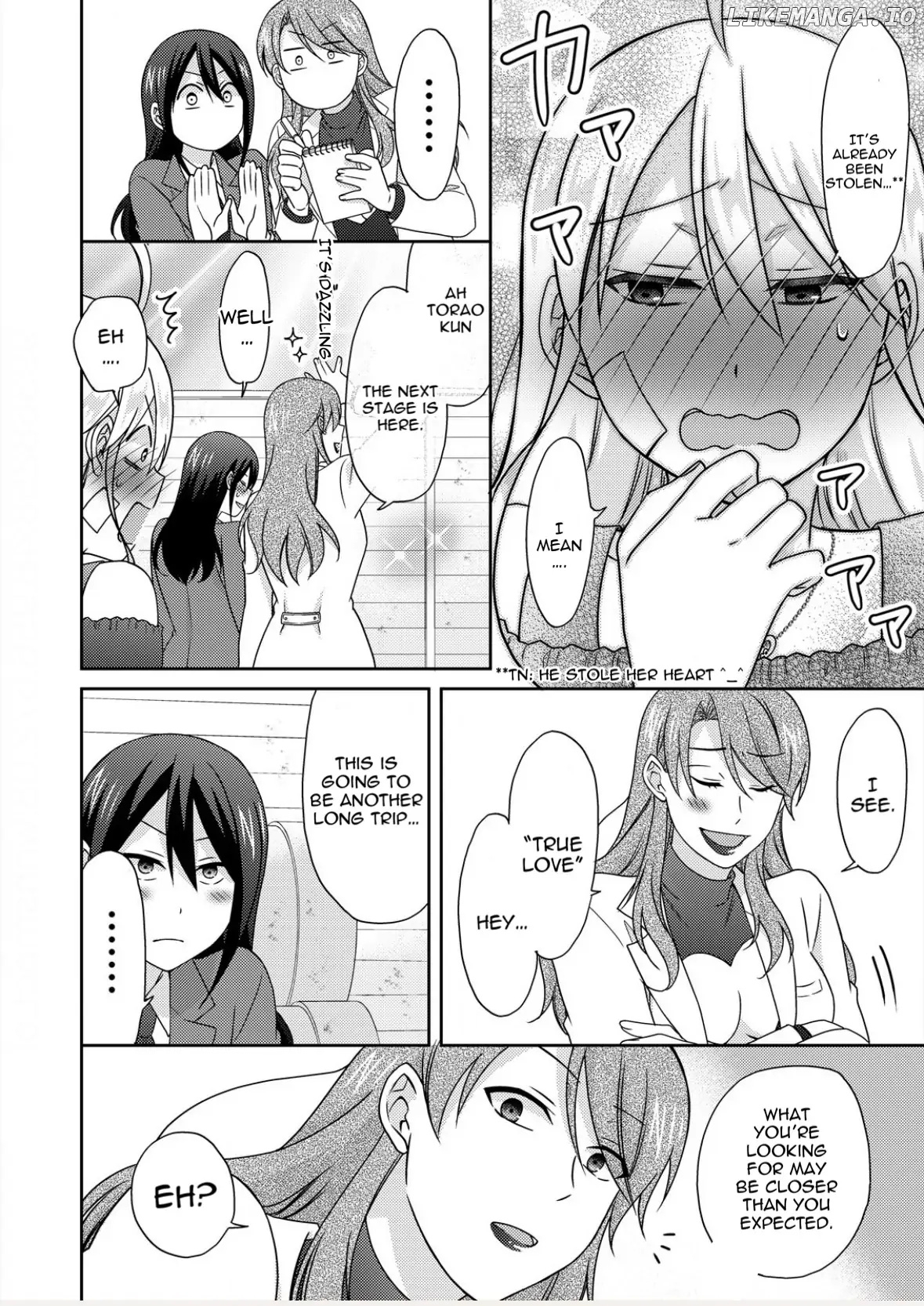 Nyotaika Yankee Gakuen ☆ Ore no Hajimete, Nerawaretemasu. chapter 50.2 - page 6