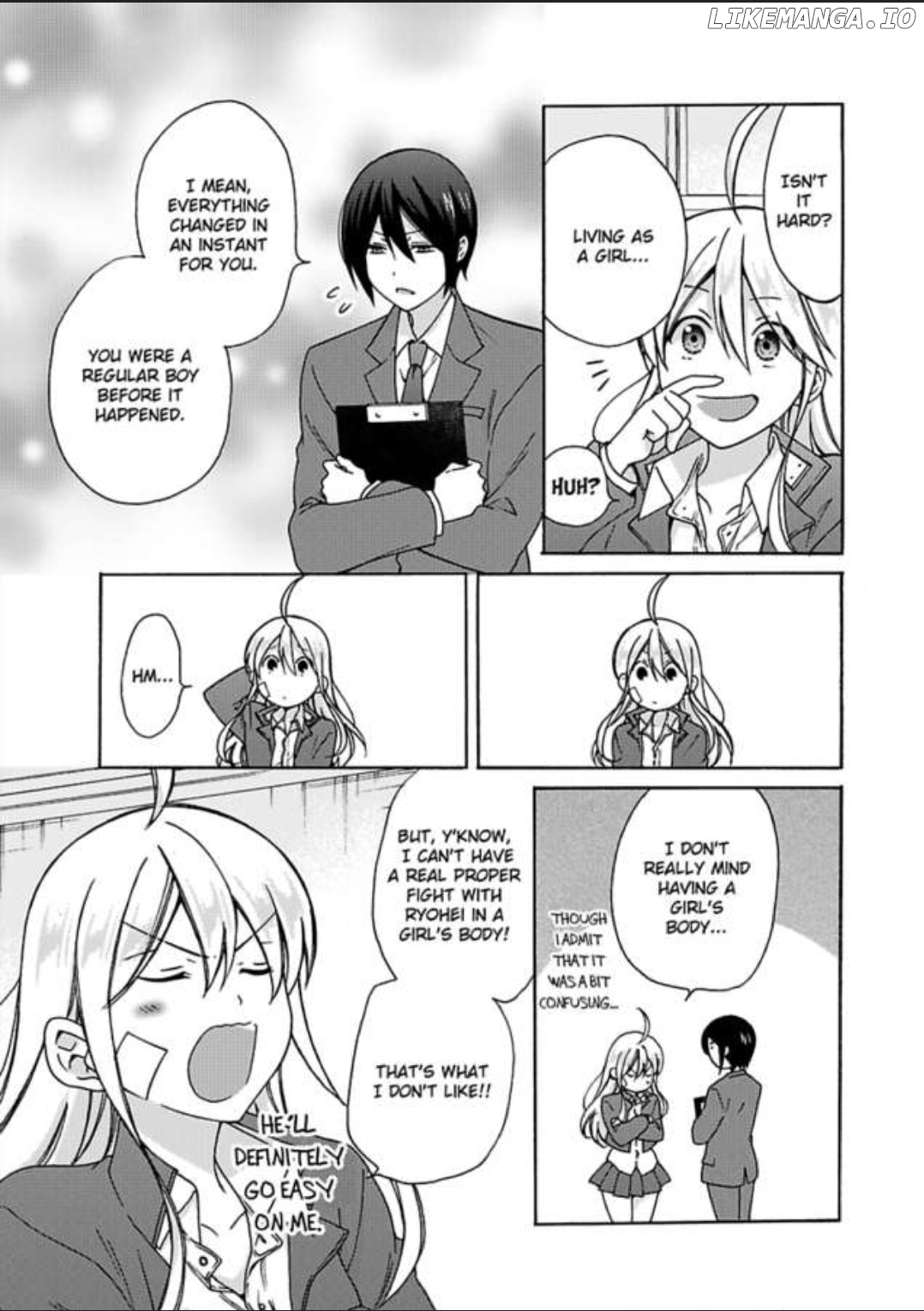Nyotaika Yankee Gakuen ☆ Ore no Hajimete, Nerawaretemasu. chapter 21 - page 3