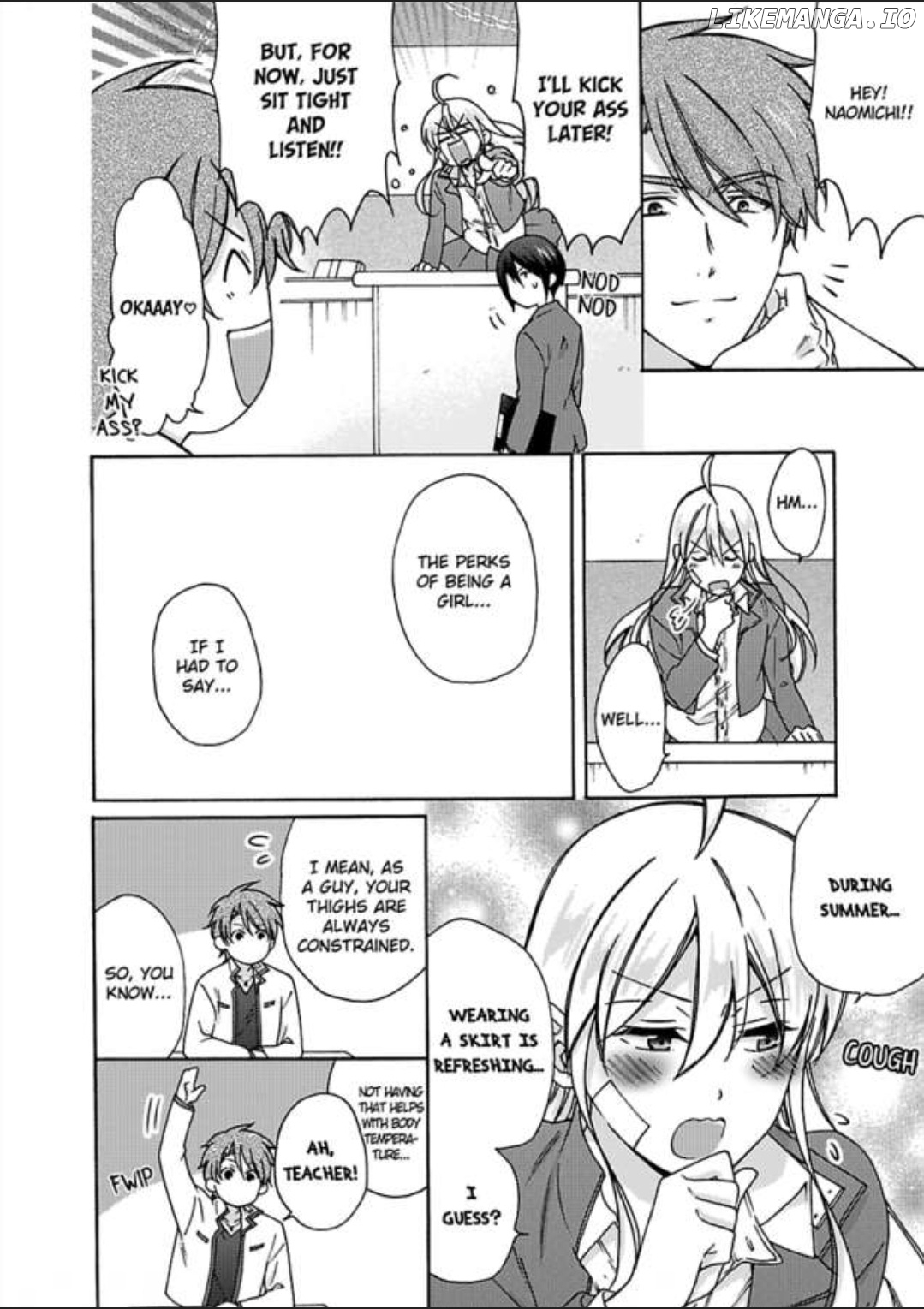 Nyotaika Yankee Gakuen ☆ Ore no Hajimete, Nerawaretemasu. chapter 21 - page 8