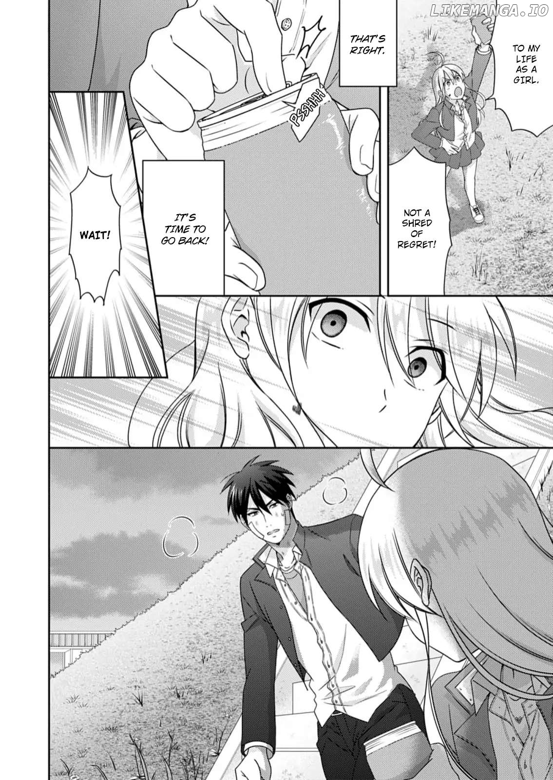 Nyotaika Yankee Gakuen ☆ Ore no Hajimete, Nerawaretemasu. chapter 52 - page 17