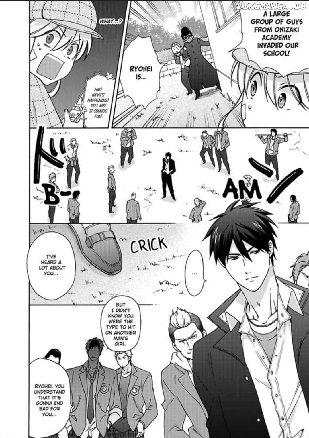 Nyotaika Yankee Gakuen ☆ Ore no Hajimete, Nerawaretemasu. chapter 23 - page 2