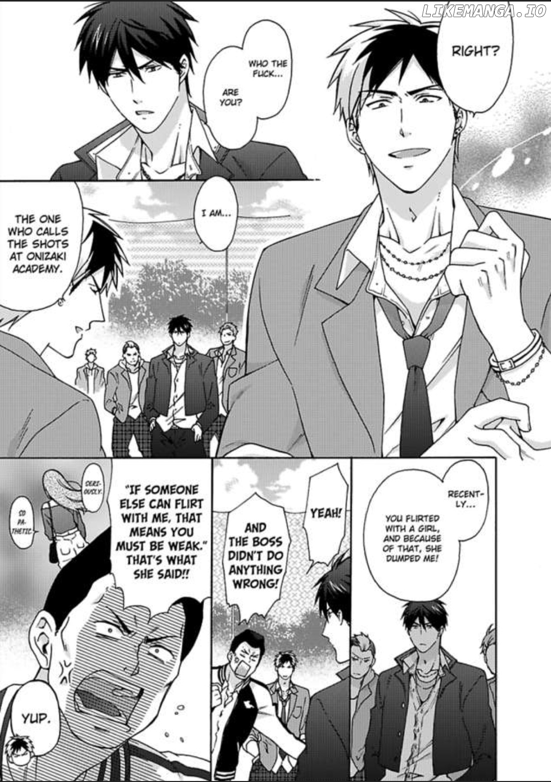Nyotaika Yankee Gakuen ☆ Ore no Hajimete, Nerawaretemasu. chapter 23 - page 3