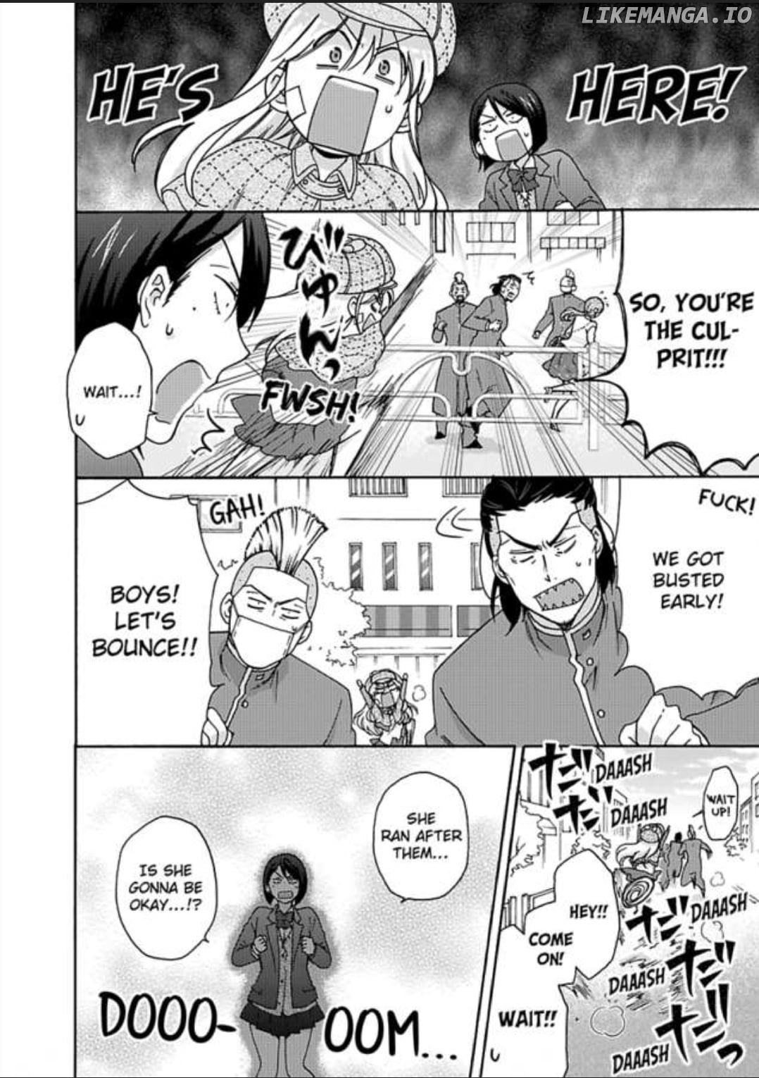 Nyotaika Yankee Gakuen ☆ Ore no Hajimete, Nerawaretemasu. chapter 24 - page 4