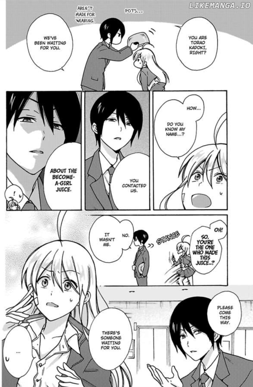 Nyotaika Yankee Gakuen ☆ Ore no Hajimete, Nerawaretemasu. chapter 11 - page 6