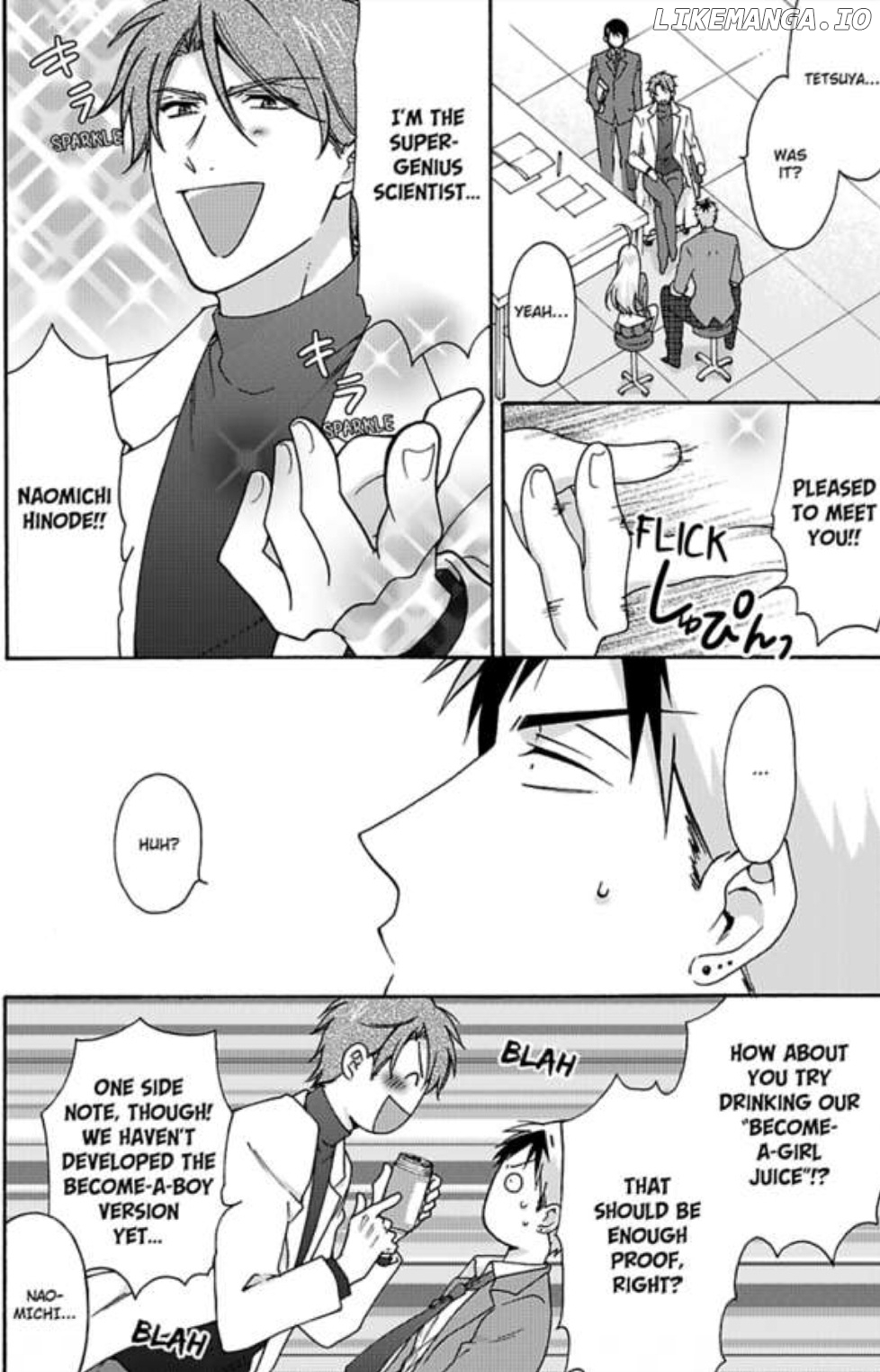 Nyotaika Yankee Gakuen ☆ Ore no Hajimete, Nerawaretemasu. chapter 25 - page 4