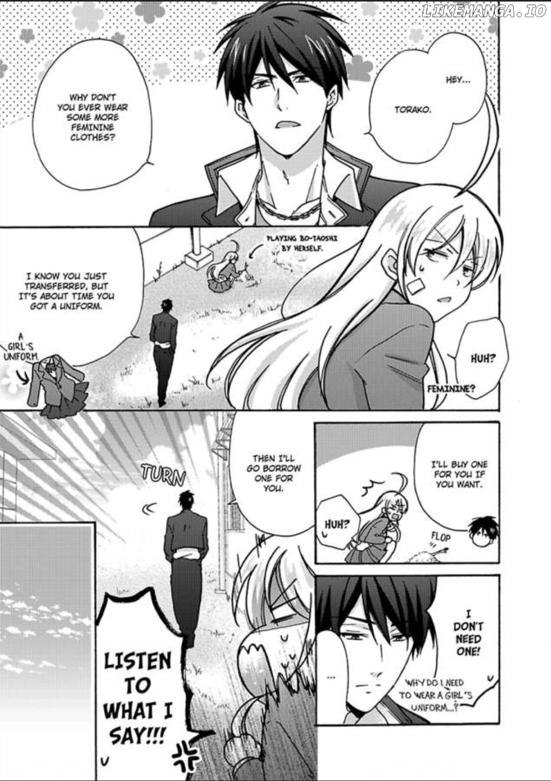 Nyotaika Yankee Gakuen ☆ Ore no Hajimete, Nerawaretemasu. chapter 11.5 - page 2