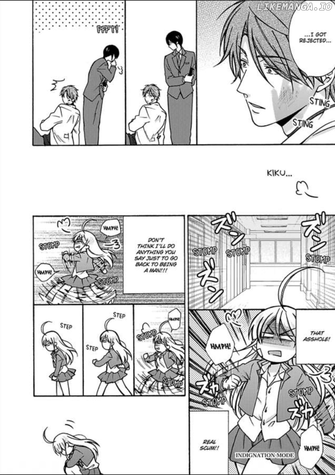 Nyotaika Yankee Gakuen ☆ Ore no Hajimete, Nerawaretemasu. chapter 12 - page 24