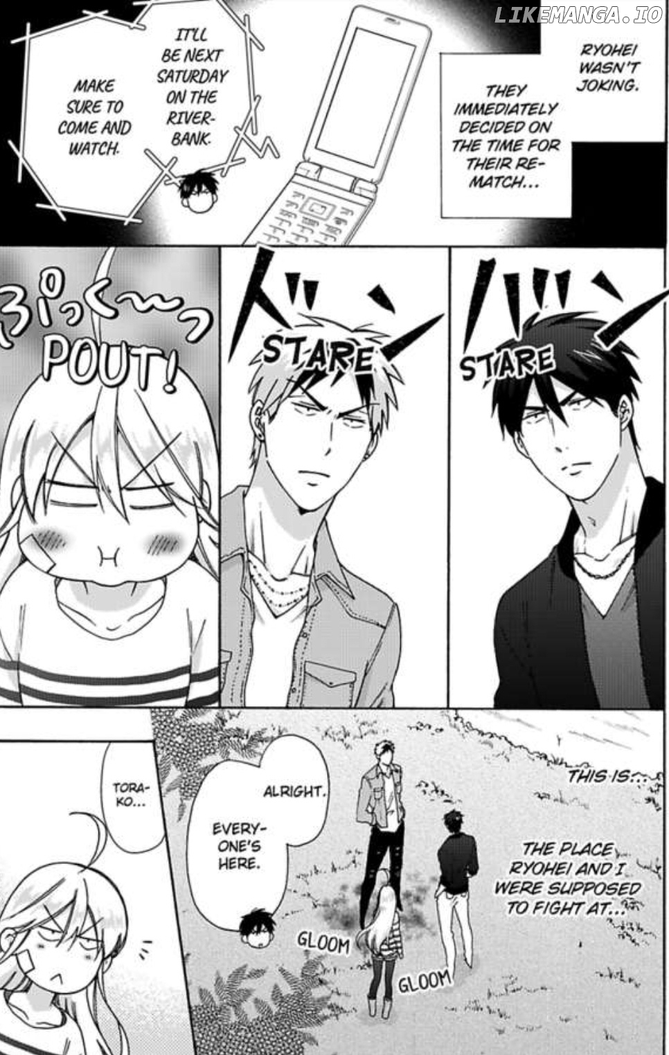 Nyotaika Yankee Gakuen ☆ Ore no Hajimete, Nerawaretemasu. chapter 27 - page 1