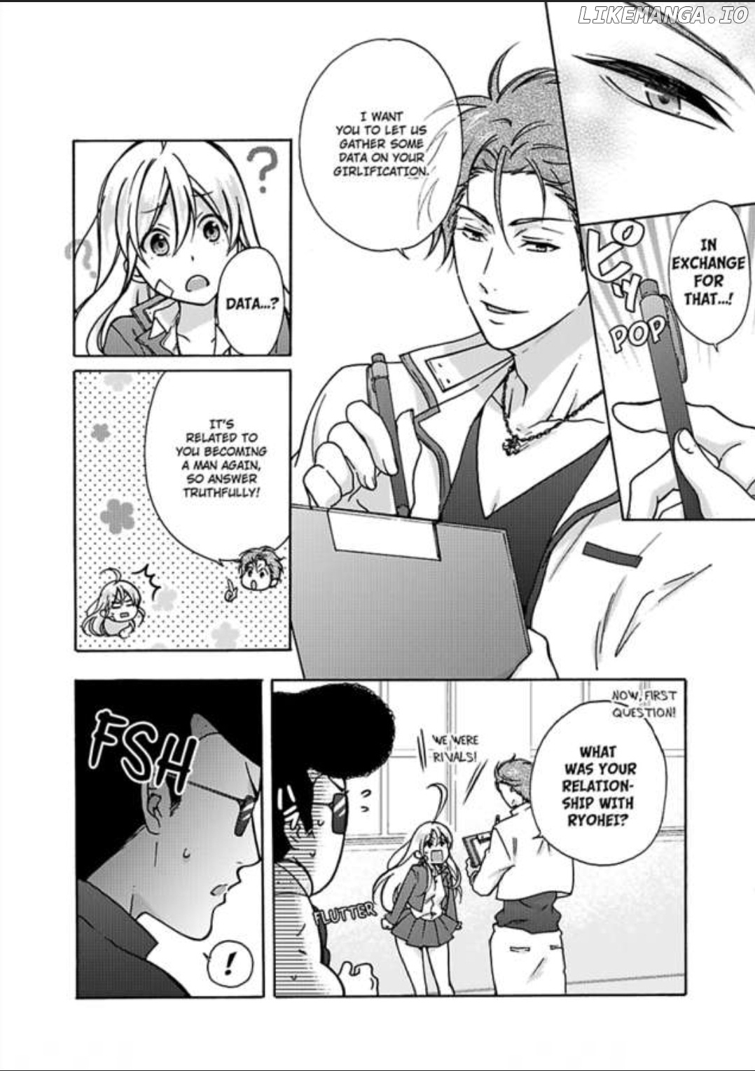 Nyotaika Yankee Gakuen ☆ Ore no Hajimete, Nerawaretemasu. chapter 13 - page 12