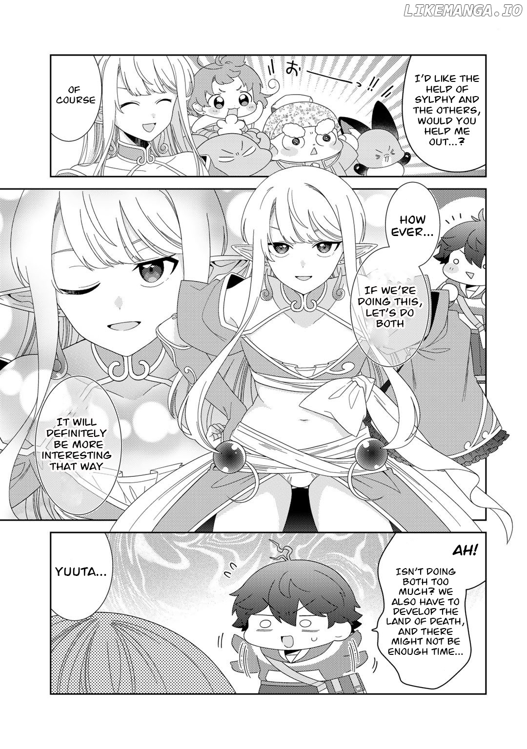 Seirei-Tachi no Rakuen to Risou no Isekai Seikatsu chapter 46 - page 4