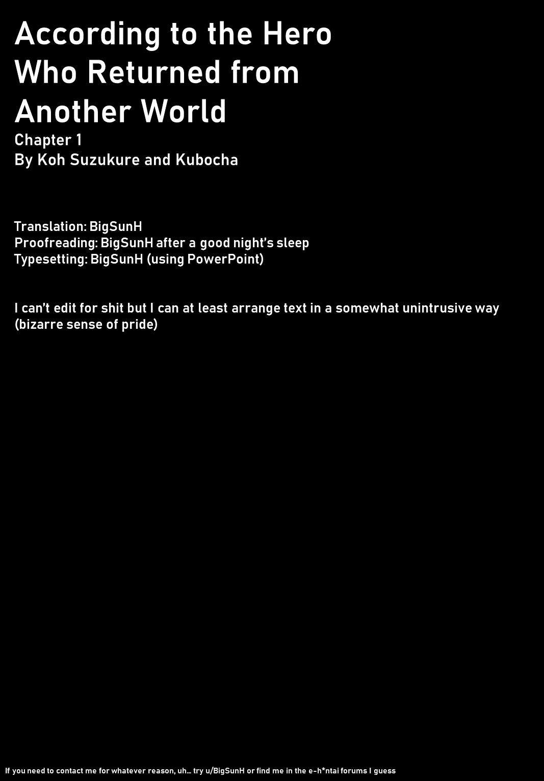 According To The Hero Who Returned From Another World chapter 1 - page 48