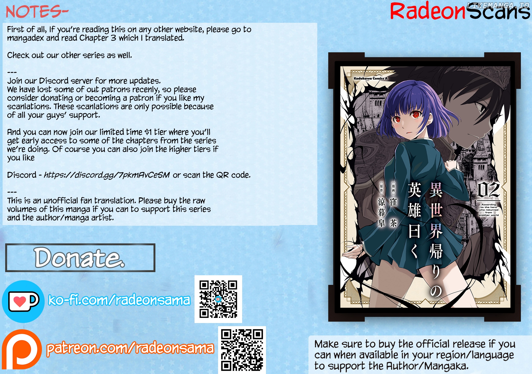 According To The Hero Who Returned From Another World chapter 4 - page 33