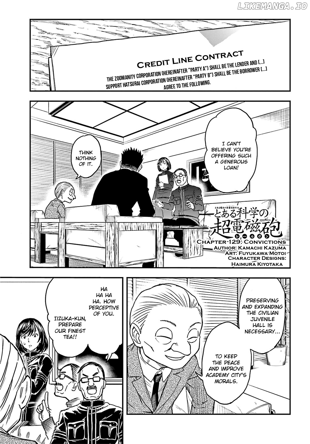To Aru Kagaku no Railgun chapter 129 - page 1