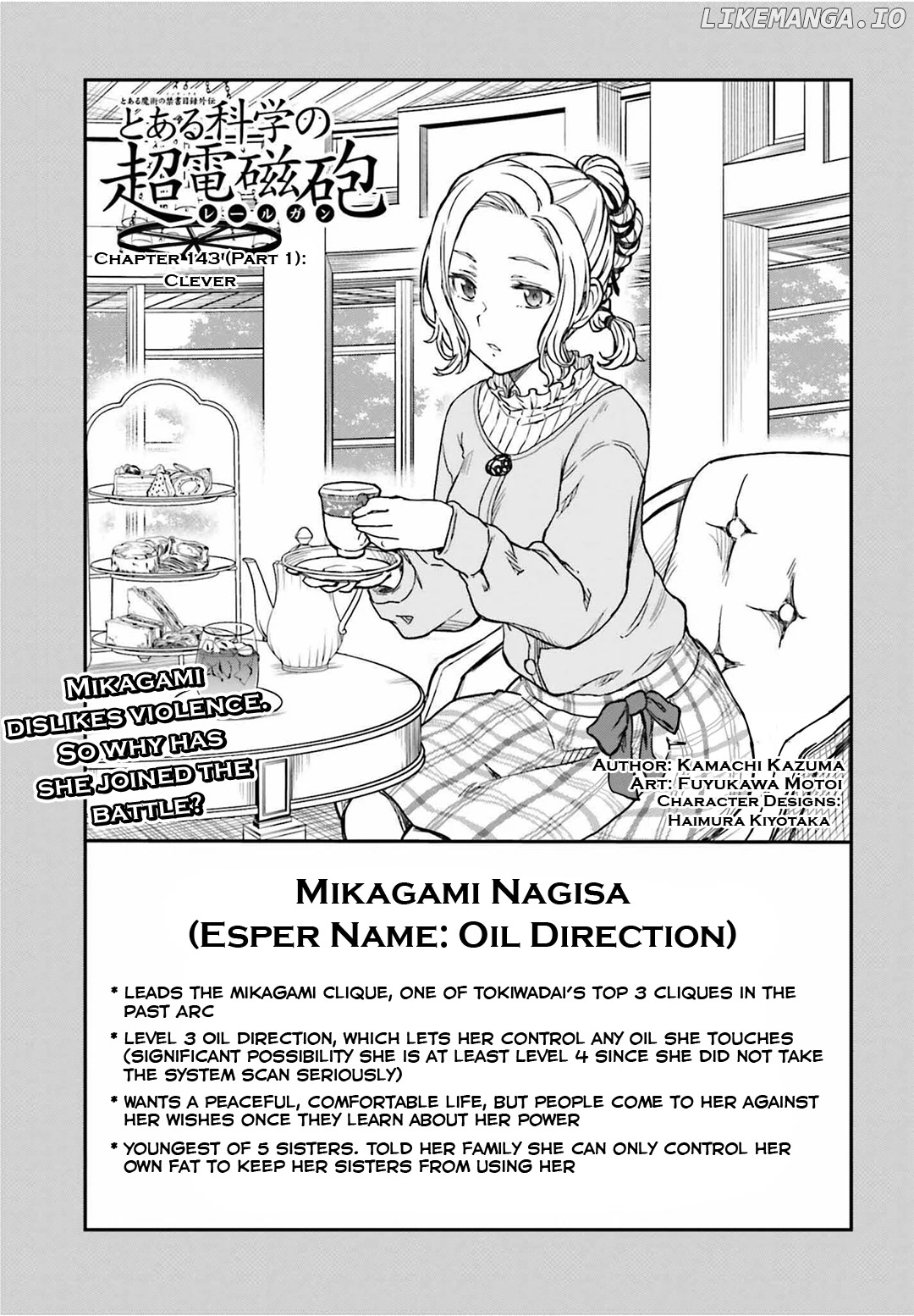 To Aru Kagaku no Railgun chapter 143.1 - page 3