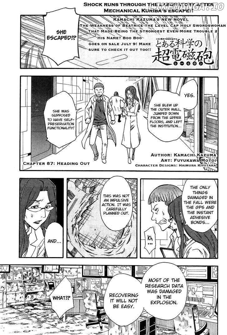 To Aru Kagaku no Railgun chapter 87 - page 1