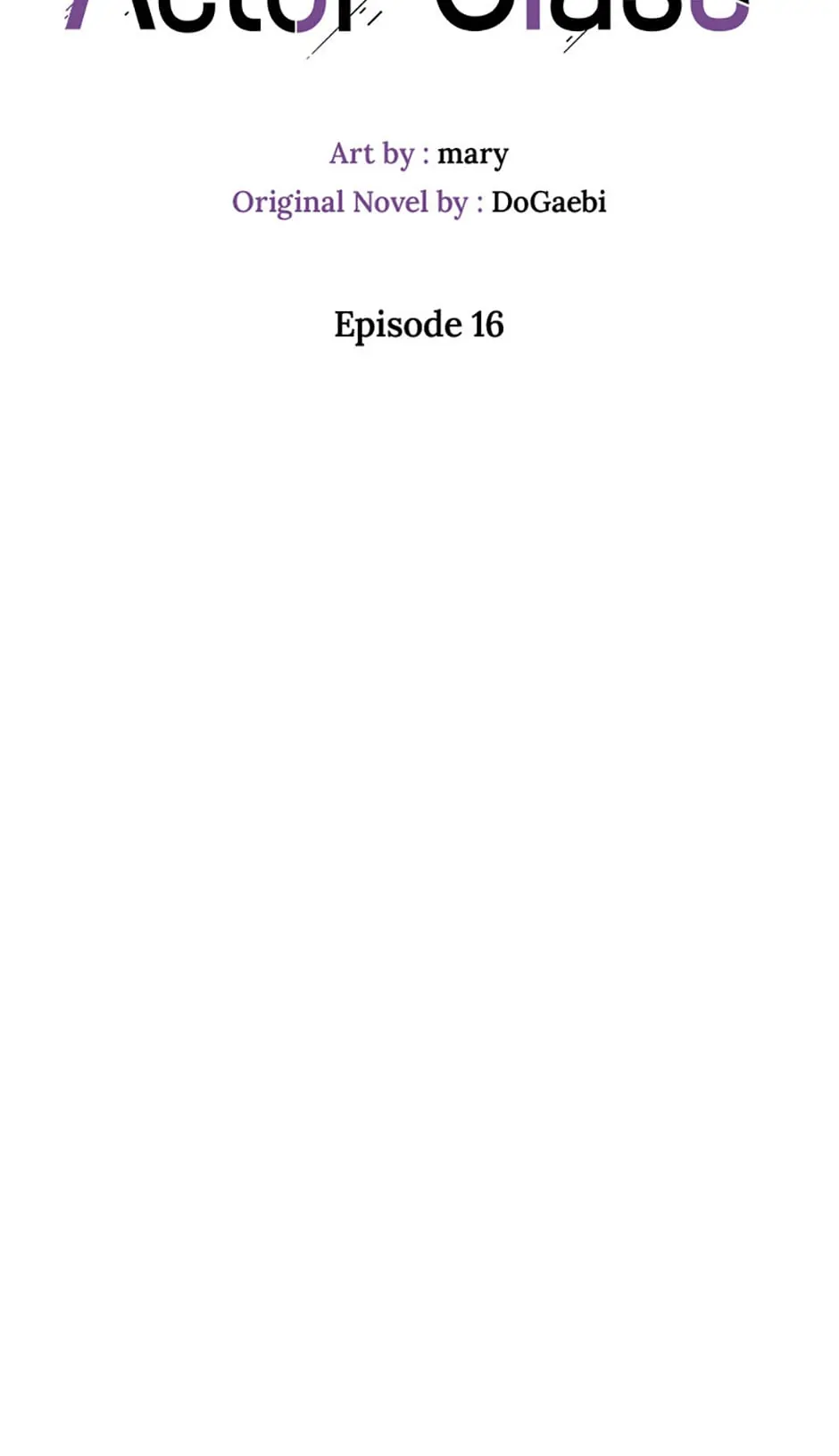 Actor Class Chapter 16 - page 11