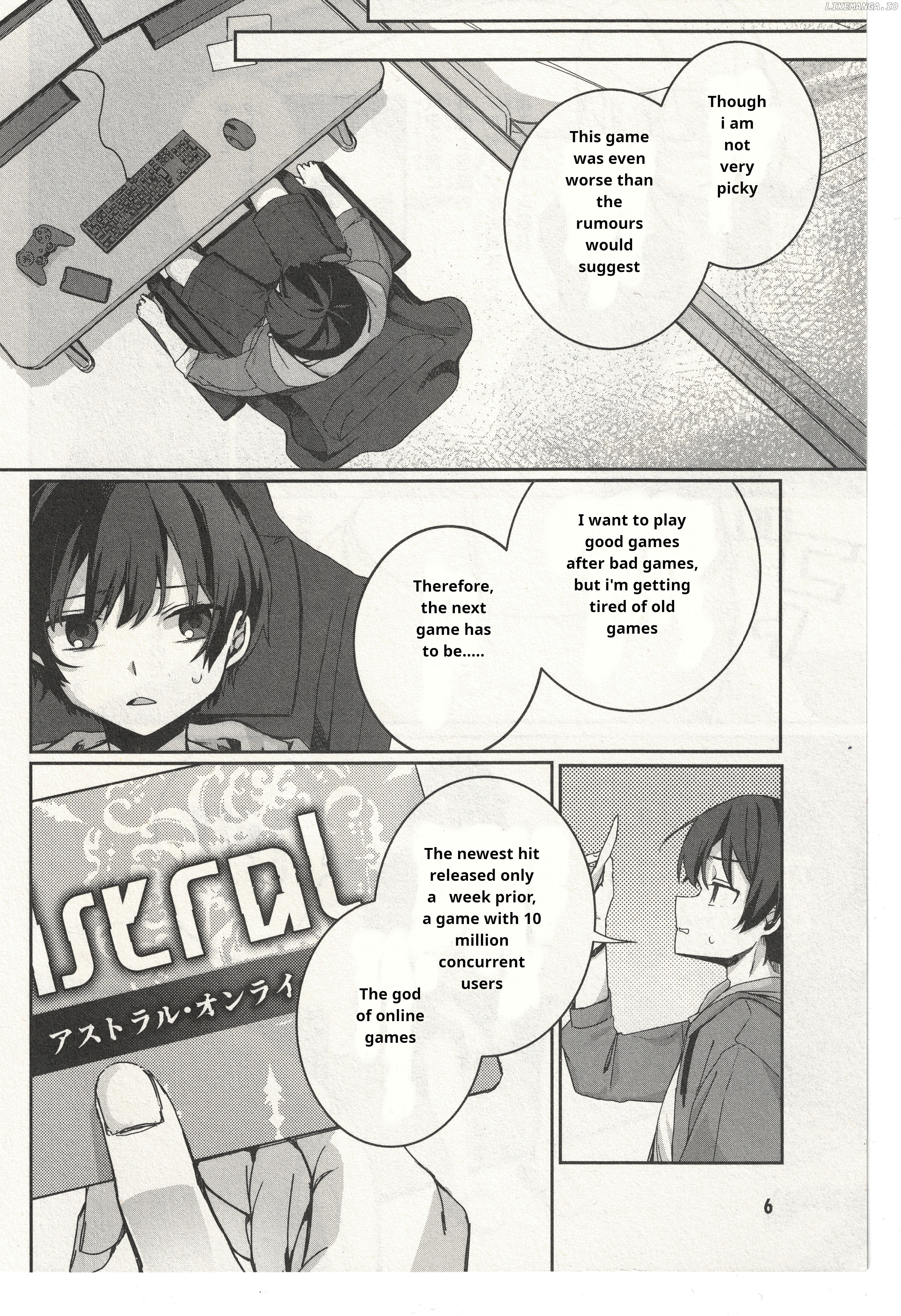 Astral Online - Maou No Noroi De Saikyou Bishoujo Ni Natta Ore, Saijaku Shoku Da Ga Cheat Skill De Chou Seichou Shite Musou Suru Chapter 1 - page 7