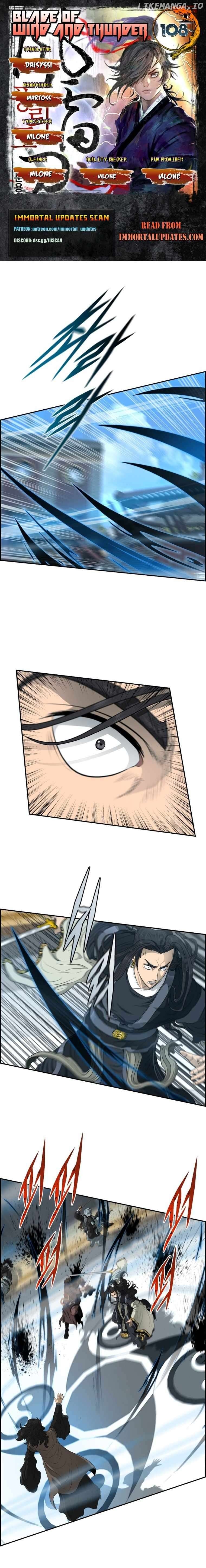 Blade Of Wind And Thunder Chapter 108 - page 1