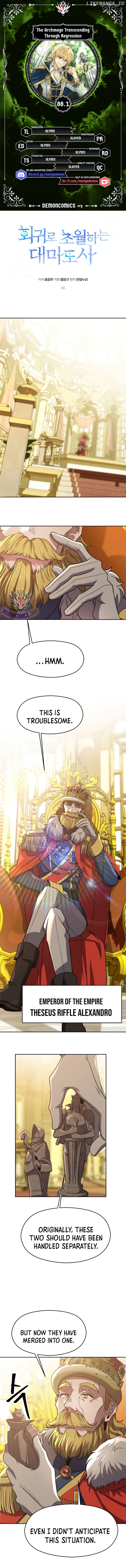 Archmage Transcending Through Regression Chapter 88.1 - page 1