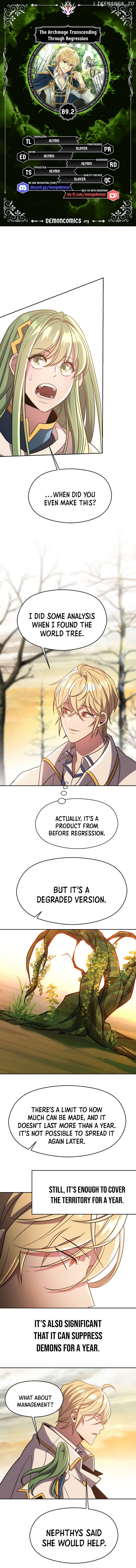 Archmage Transcending Through Regression Chapter 89.2 - page 1