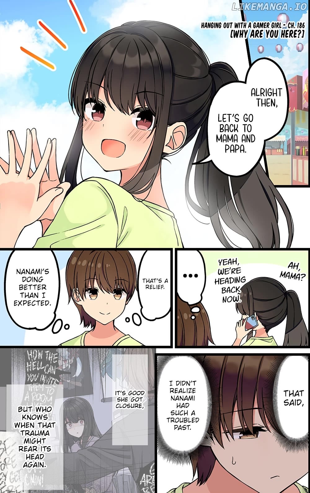 Hanging Out With a Gamer Girl Chapter 186 - page 1