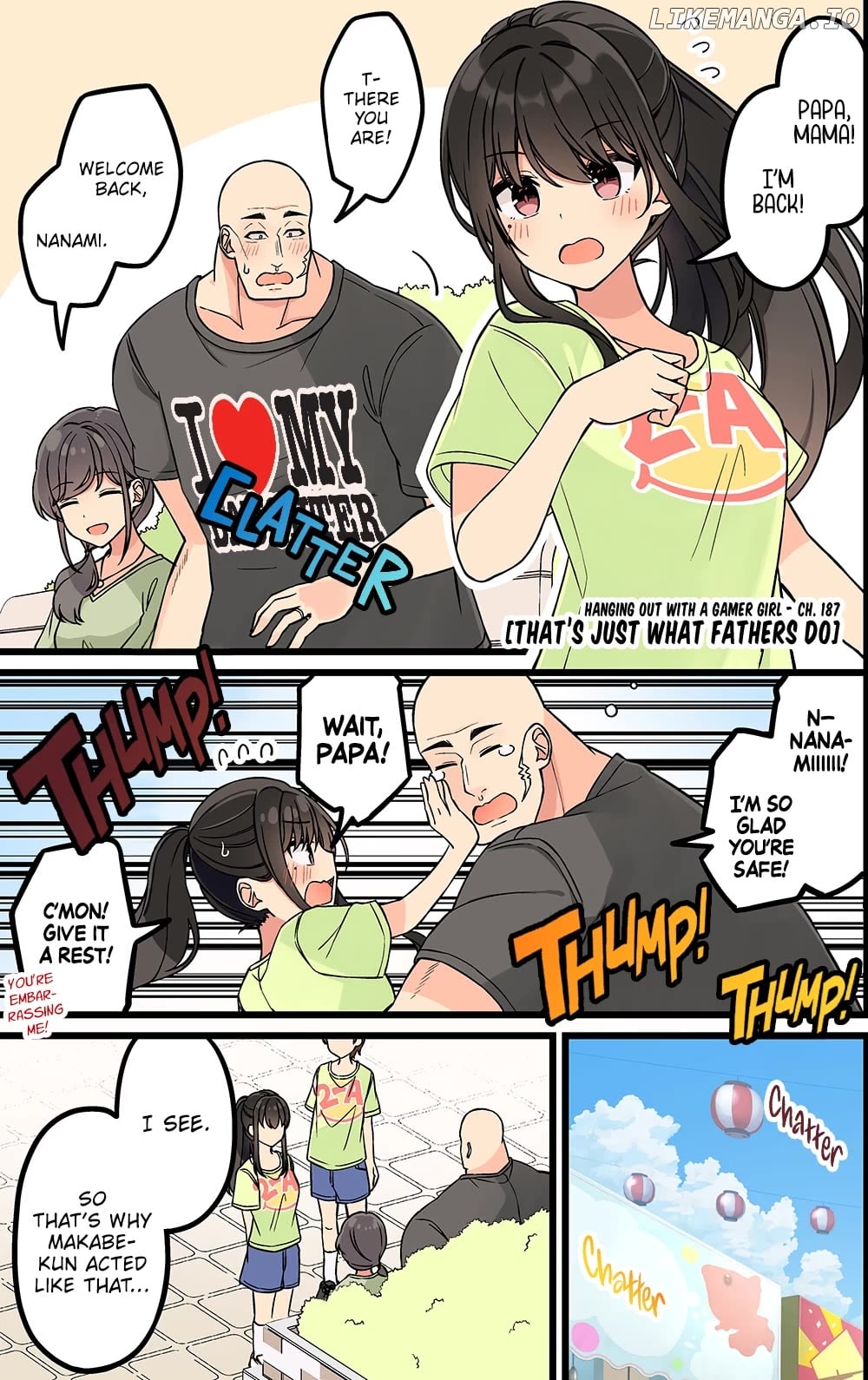 Hanging Out With a Gamer Girl Chapter 187 - page 1