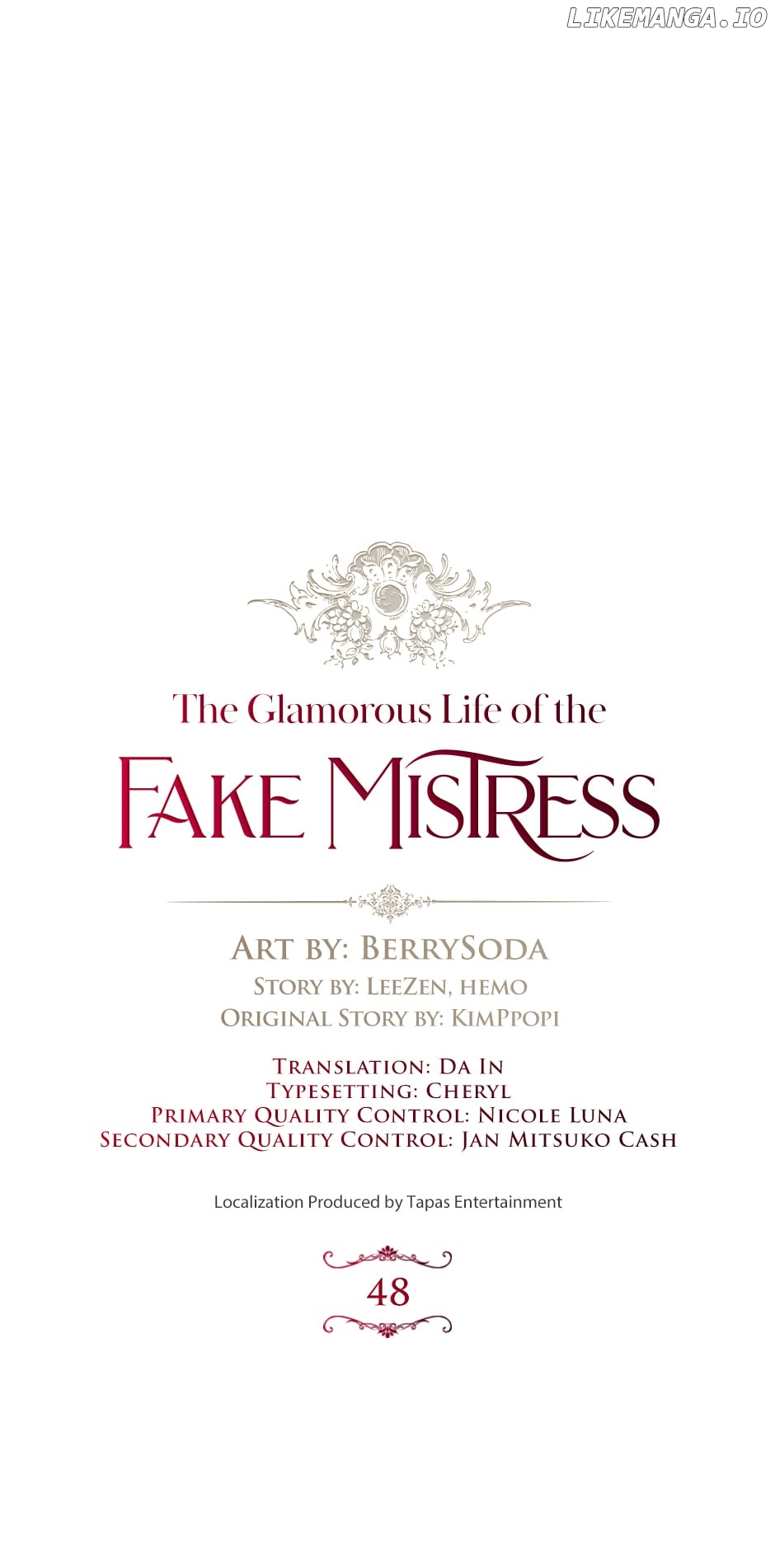 The Glamorous Life of the Fake Mistress Chapter 48 - page 45