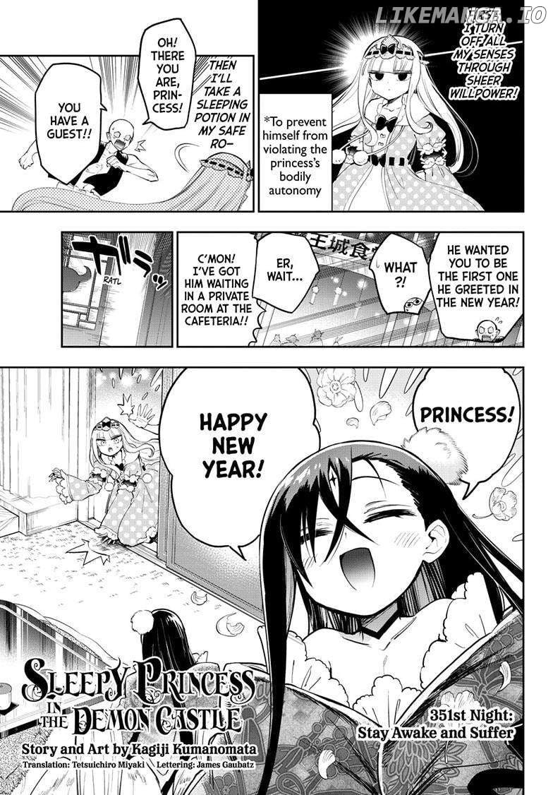 Maou-jou de Oyasumi Chapter 351 - page 3