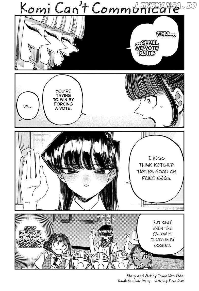 Komi-san wa Komyushou Desu Chapter 441 - page 1