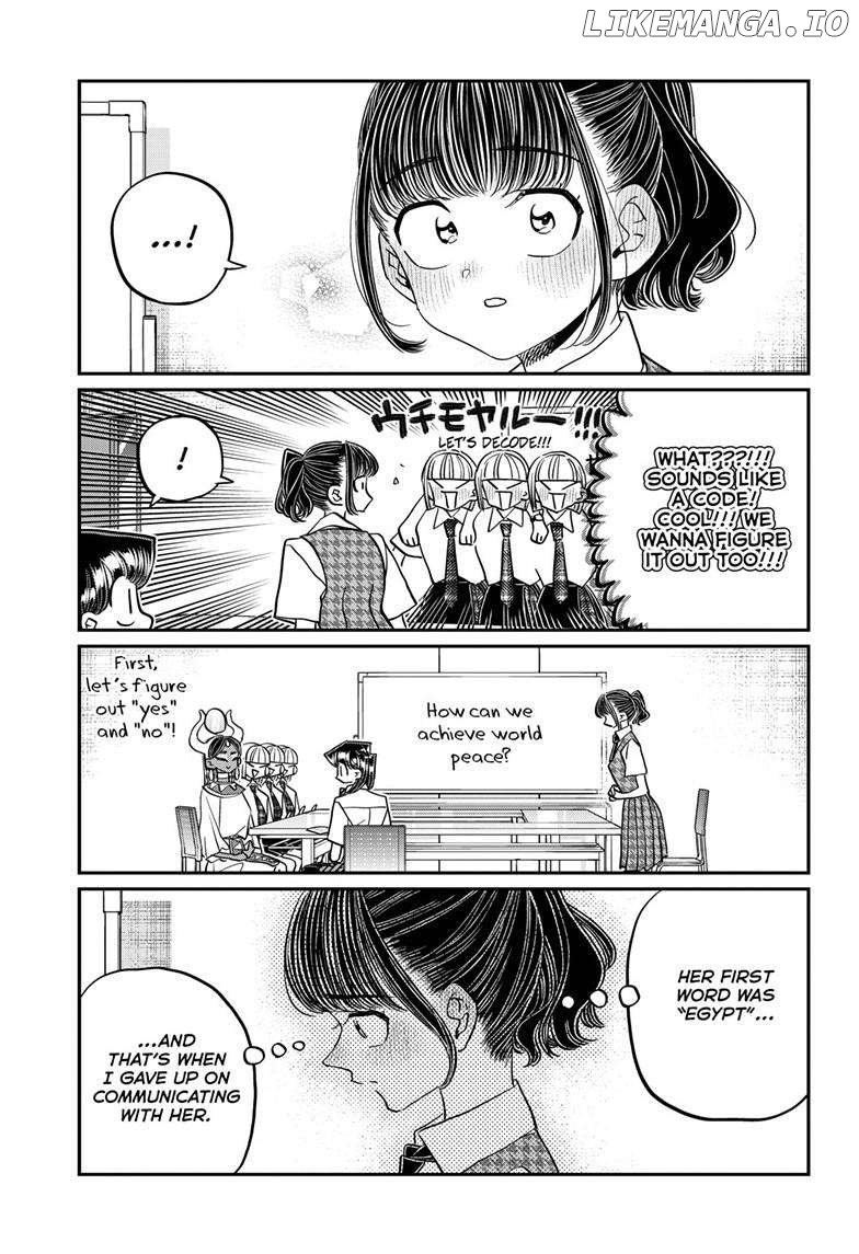 Komi-san wa Komyushou Desu Chapter 441 - page 9