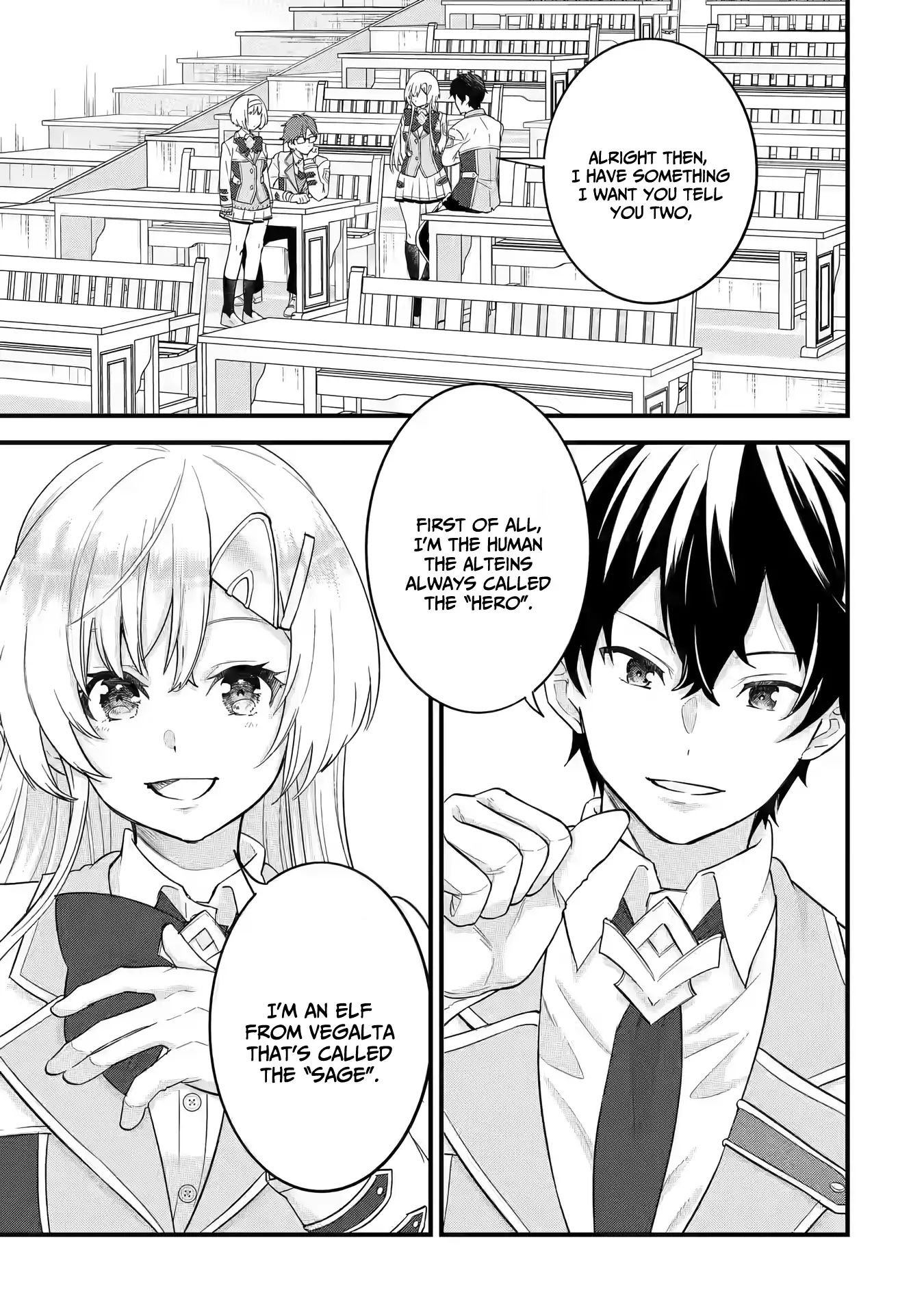 Reincarnated • The Hero Marries the Sage ~After Becoming Engaged to a Former Rival, We Became the Strongest Couple~ Chapter 12 - page 2