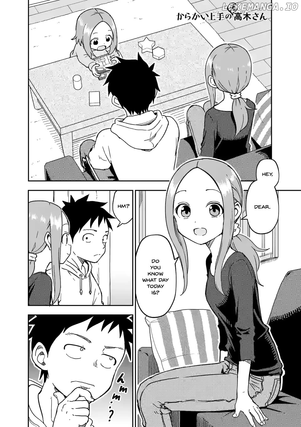 Karakai Jouzu no (Moto) Takagi-san Chapter 301 - page 1