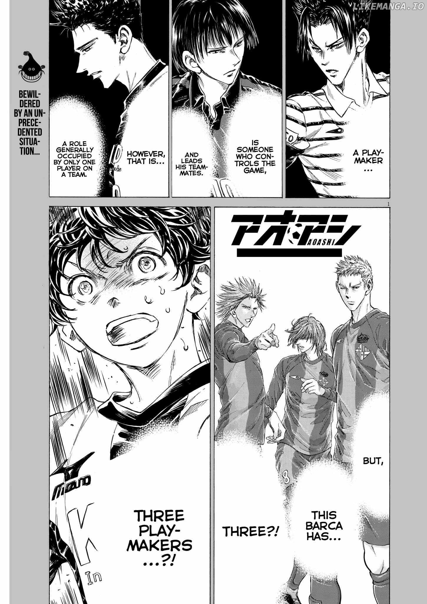 Ao Ashi Chapter 355 - page 1