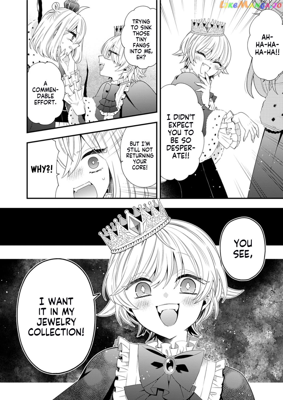 The Old Man That Was Reincarnated as a Young Girl in the Demon World Wants to Become the Demon Lord for the Sake of Peace Chapter 8 - page 9