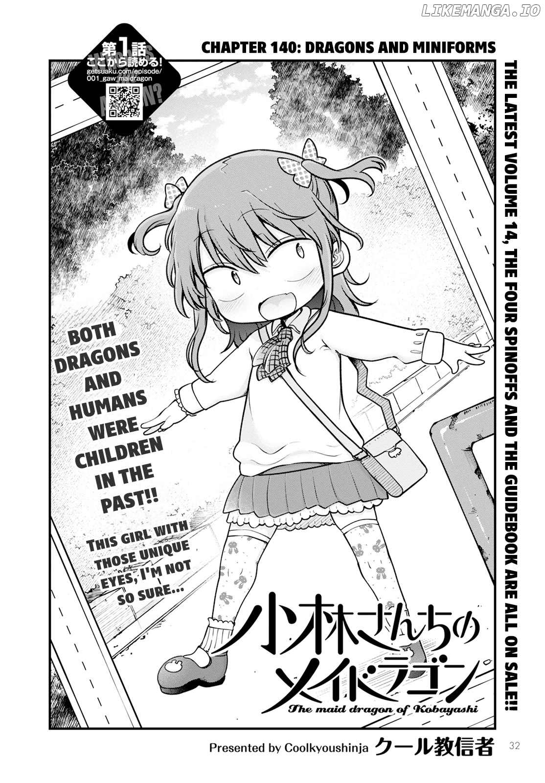 Kobayashi-San Chi No Maid Dragon Chapter 140 - page 2