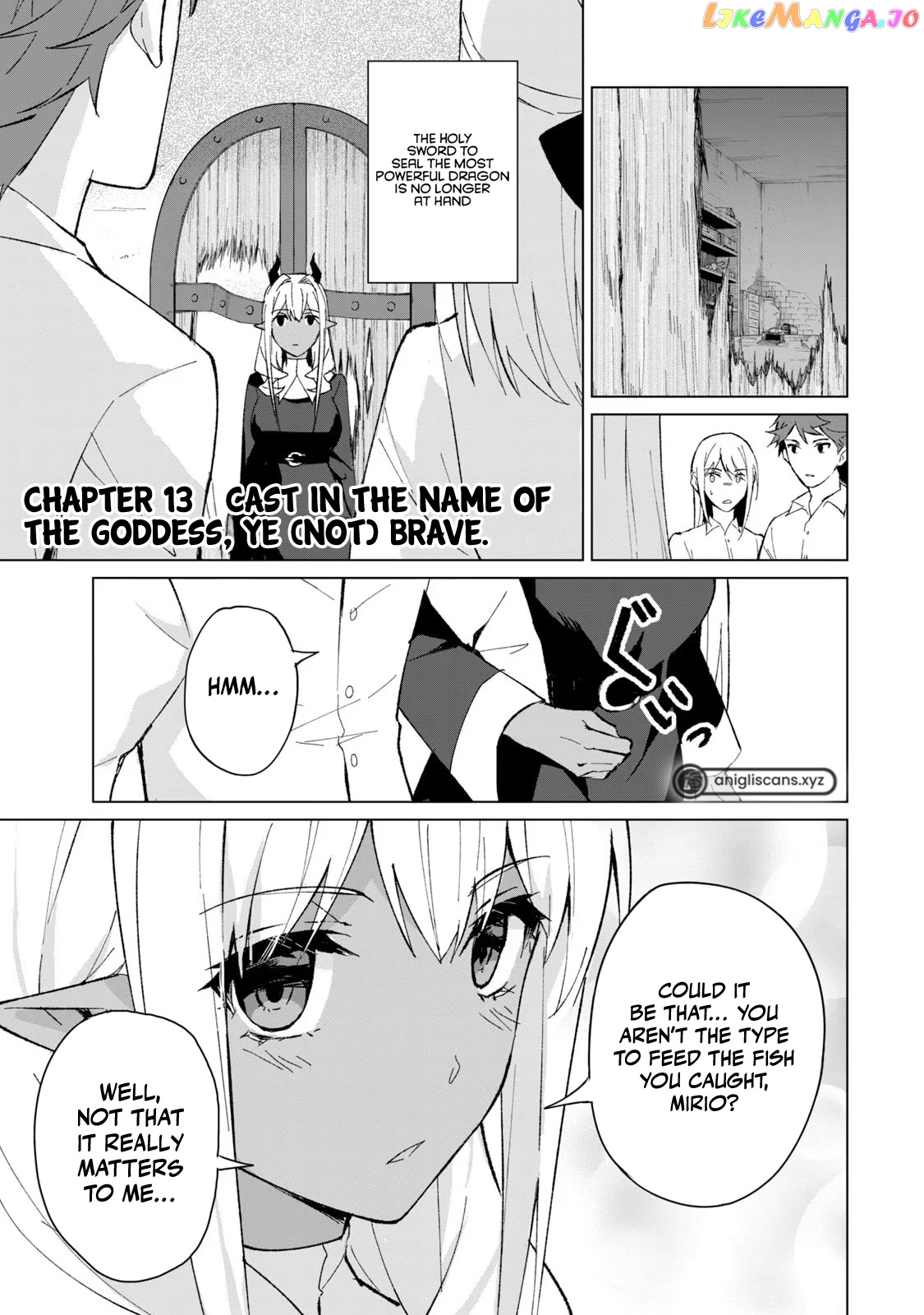 A Story About A Hero Exterminating A Dragon-Class Beautiful Girl Demon Queen, Who Has Very Low Self-Esteem, With Love! Chapter 13 - page 2