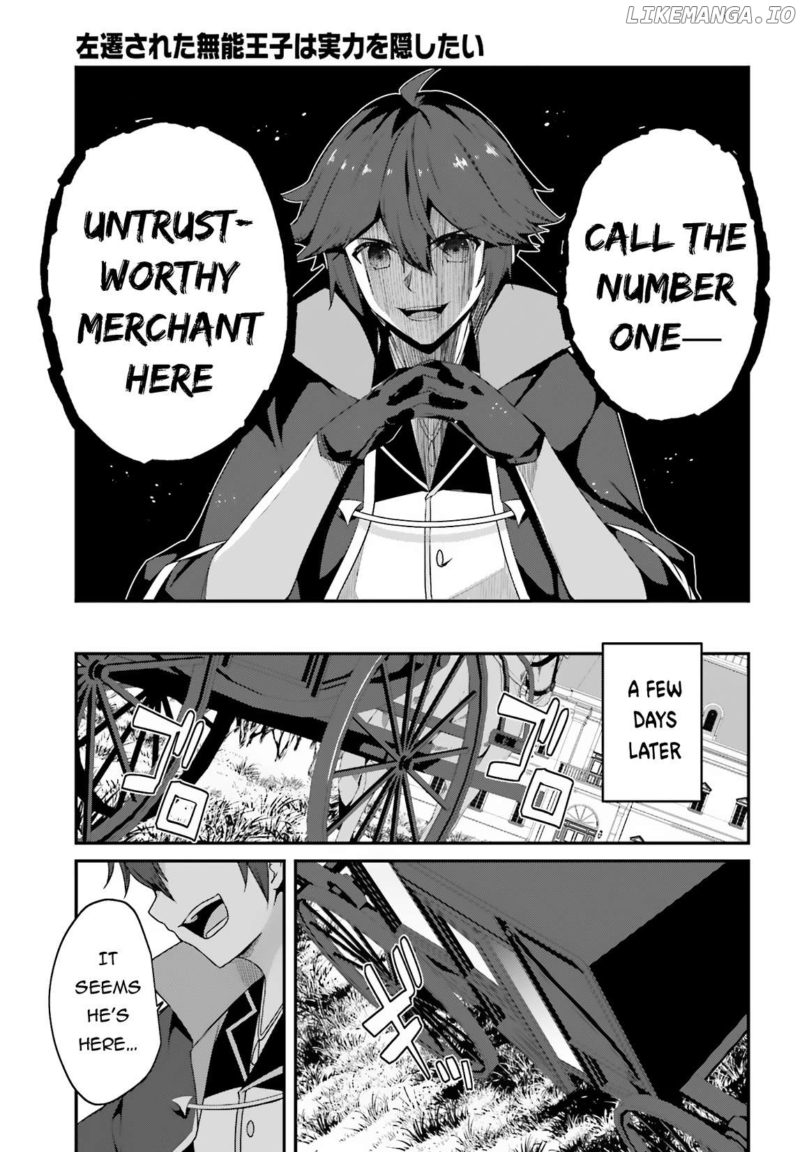 The Incompetent Prince Who Has Been Banished Wants To Hide His Abilities Chapter 10 - page 8