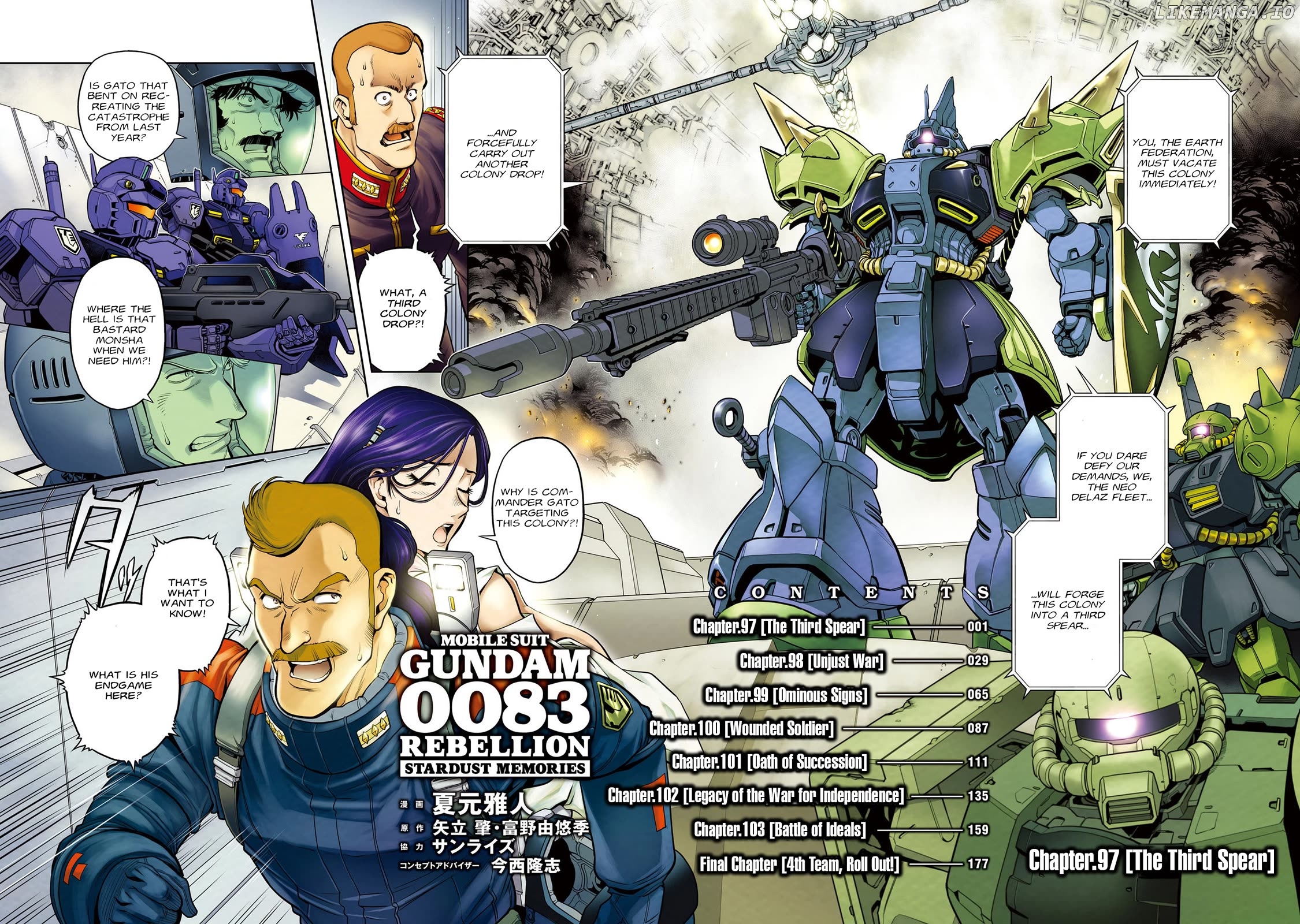 Kidou Senshi Gundam 0083 Rebellion Chapter 97 - page 4